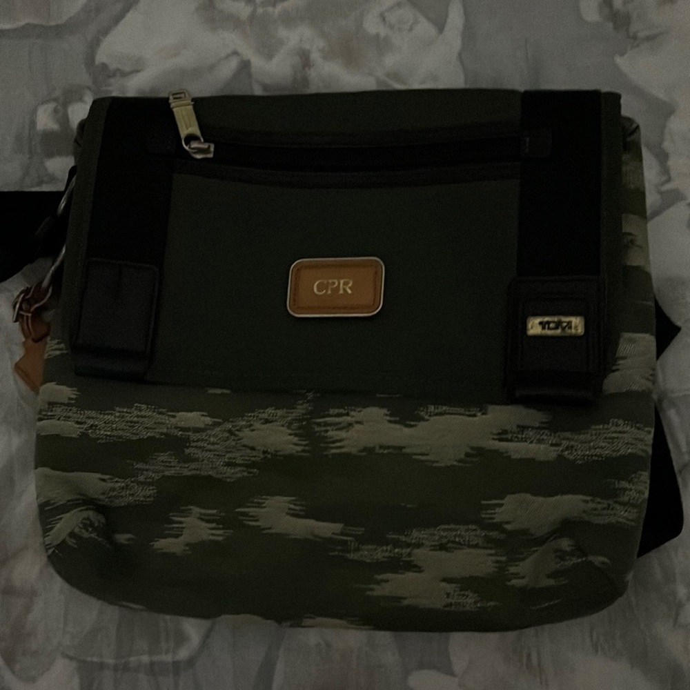 Original Tumi Man Purse Messenger Bag Camouflage